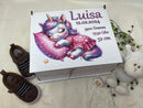 Baby-Erinnerungskiste Einhorn – Geschenk zur Geburt