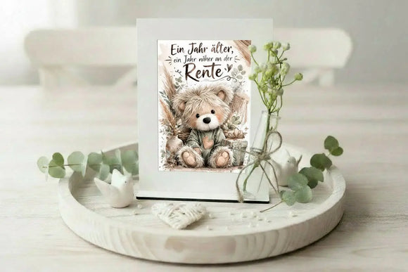 Originelles Geldgeschenk zum Geburtstag im Bilderrahmen