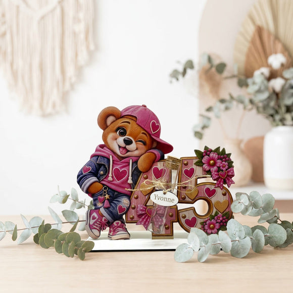 Geschenk für Mama Freundin oder Schwester zum 45. Geburtstag mit Geld