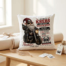 Personalisiertes Kissen Sternzeichen Krebs mit Name und Geburtsdatum als besonderes Geschenk für Männer