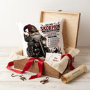 Skorpion Mann Geschenk mit coolem Biker Gnom und Motorrad auf personalisiertem Kissen zum Geburtstag