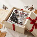 Personalisiertes Geschenk für Skorpion Geborene – Männer Kissen mit Motorrad Motiv, Name und Geburtsdatum