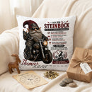 Sternzeichen Steinbock Geschenk für Papa, Opa oder Partner – personalisiertes Kissen mit Name und Geburtsdatum