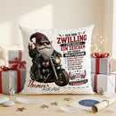 Sternzeichen Zwilling Geschenk für Papa, Opa oder Partner – personalisiertes Kissen mit Name und Geburtsdatum