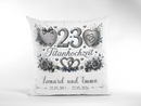 Titanhochzeit Kissen personalisiert als romantisches Hochzeitsjubiläum Geschenk