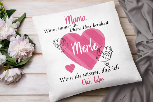 Kissen Mama geschenk mit Namen | Geburtstagsgeschenk Mama | Muttertags Geschenke Personalisiert Fadensalat-shop