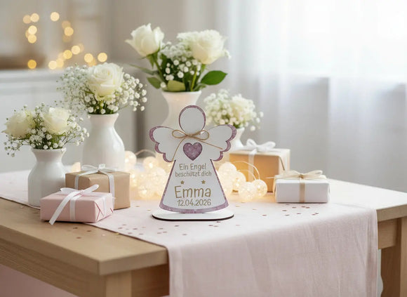 Personalisiertes Geschenk Schutzengel Kommunion Taufe Konfirmation