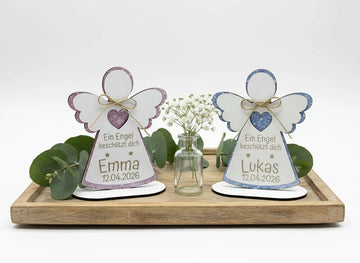 Personalisierter Schutzengel Geschenk zur Kommunion Kind