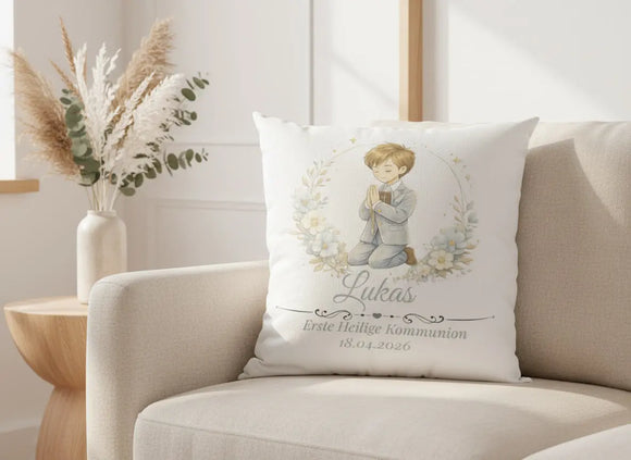 Kommunionskissen personalisiert – Geschenk zur Ersten Heiligen Kommunion