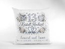 Geschenk Kristallhochzeit – personalisiertes Kissen mit Namen und Datum