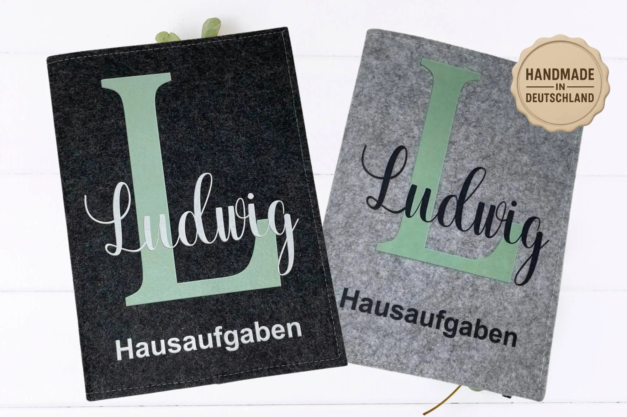 Hülle Schule Jungen personalisiert – Namensaufdruck & Buchstabe