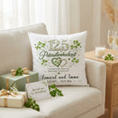 Geschenk für Eltern zur Petersilienhochzeit mit hochwertigem Dekokissen