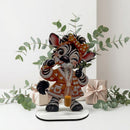 Geschenk für Mädchen mit Zebra Zahnputzuhr und orangefarbener Sanduhr