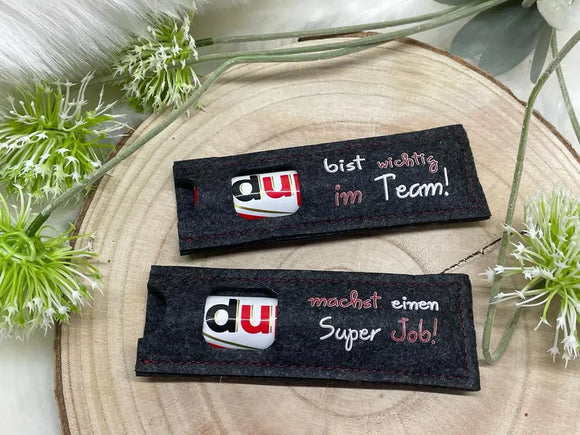Teamgeschenk zum Firmenjubiläum – kleine Aufmerksamkeit mit Textbotschaft