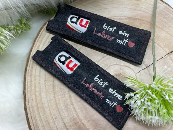 Abschiedsgeschenk Lehrer Schule – kreative Idee mit Herz & Text