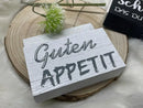 Serviettenhalter mit spruch Holz |Servietten ständer aufbewahrung servietten | Mitbringsel zur Einladung | Geschenkidee gartenparty essen geschenk |Einladung essen Geschenke Fadensalat-shop