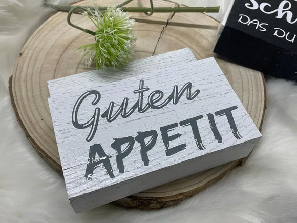 Serviettenhalter mit spruch Holz |Servietten ständer aufbewahrung servietten | Mitbringsel zur Einladung | Geschenkidee gartenparty essen geschenk |Einladung essen Geschenke Fadensalat-shop