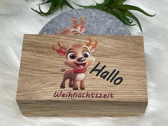 Weihnachtsdeko für Tisch mit Rentiermotiv