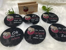 Geschenkidee für Weinfreunde – originelle Untersetzer mit Spaßfaktor