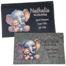 Filz-Wickeltasche mit Elefantenfreund und Teddybär – ideales Geburtsgeschenk