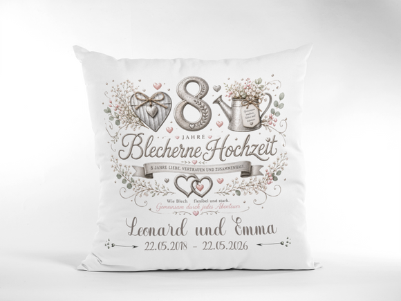 Geschenkidee zum Ehejubiläum nach 8 gemeinsamen Jahren
