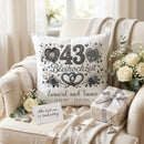 Romantisches Geschenk zur Bleihochzeit mit individueller Personalisierung