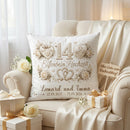 Romantisches Geschenk zur Elfenbeinhochzeit mit individueller Personalisierung