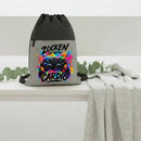 Gaming Turnbeutel mit Neon-Splatter-Effekt und stylischem Controller-Print.