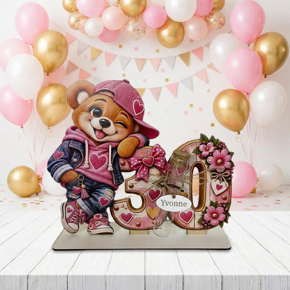 Personalisiertes Geschenk zum 30. Geburtstag Frau mit Wunschname