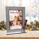 Weihnachtsgeld originell verschenken mit selbststehendem Aufsteller und Geldröhrchen