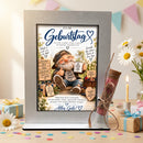 Geldgeschenk Geburtstag Mann – dekorativer Aufsteller mit Zwerg und Geldröhrchen