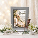 Geschenk zur Kommunion mit Taube Kerze Bibel und christlichem Motiv