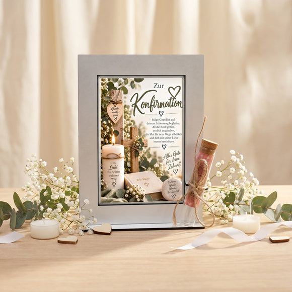 Konfirmationsgeschenk für Mädchen und Jungen mit Lebensweg-Spruch