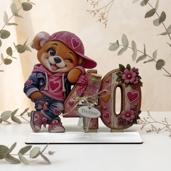 Geschenk für Mama Freundin oder Schwester zum 40. Geburtstag mit Geld