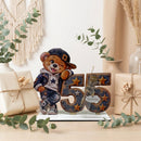 Geburtstagsgeschenk Mann zum 55. mit Teddy Sternen und Jeans-Look