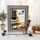 Geschenk zum Schulabschluss mit Geldröhrchen Abitur Motiv und Glückwünschen