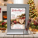 Weihnachtsgeschenk für Erwachsene mit Geldröhrchen und Spruch für große Wünsche