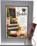 Bachelor Geschenk für Absolventin und Absolvent mit herzlichen Glückwünschen