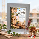 Richtfest Geschenk mit Geld und Spruch Hoch hinaus zu neuen Träumen