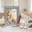 Taufgeschenk für Patenkind mit Schutzengel Kreuz und Herzenswunsch