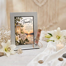 Geschenk bei Trauerfall mit Laterne, Kerze, Blumen und tröstenden Erinnerungsworten