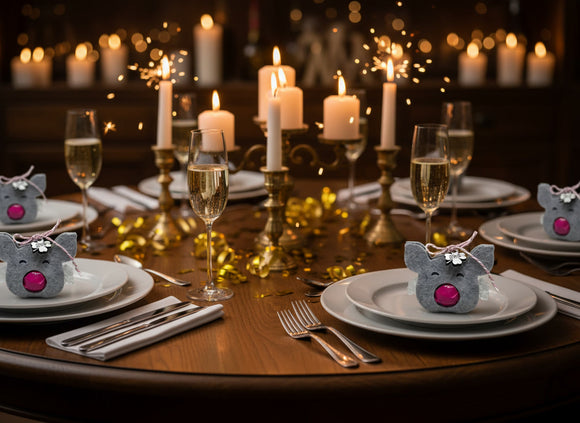 Glücksschwein aus Filz – Handgemachtes Neujahrsgeschenk