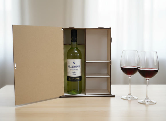 Personalisierte Weinkiste – stilvolles Geschenk für Weinliebhaber und Gastgeber