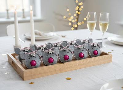 Glücksschwein aus Filz – Handgemachtes Neujahrsgeschenk