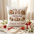 Personalisiertes Geschenk Apfelhochzeit für Ehefrau Ehemann oder Ehepaar