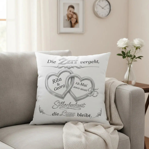 Personalisierte Geschenkidee zur Silberhochzeit für Eltern oder Großeltern