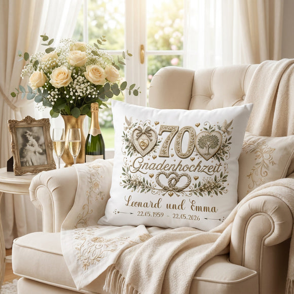 Geschenk Gnadenhochzeit für Eltern und Großeltern personalisiert