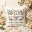 Hochzeitsjubiläum Geschenk Gnadenhochzeit personalisiertes Kissen