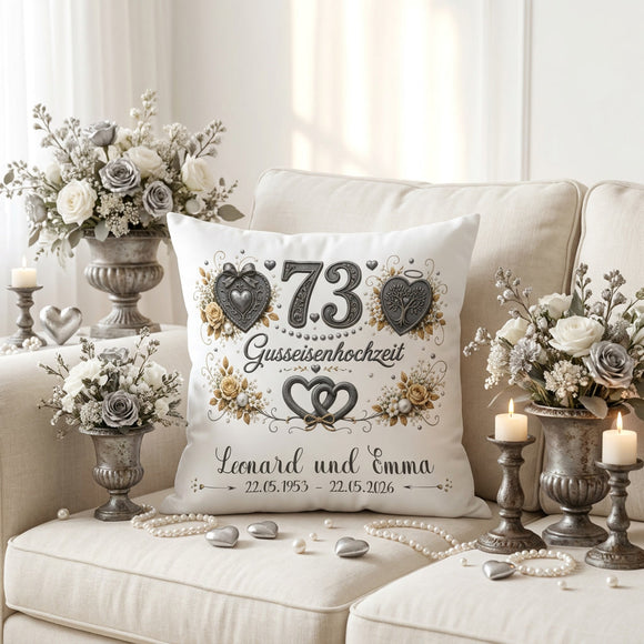 Geschenk Gusseisenhochzeit für Eltern und Großeltern