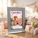 Geldgeschenk für Frau zum Geburtstag mit Spruch Bleib so wunderbar wie du bist